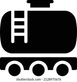 container Vector illustration on a transparent background. Premium quality symbols. Glyphs  vector icon for concept and graphic design.