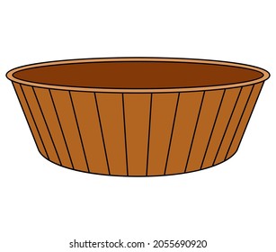 container vector illustration,isolated on white background,top view