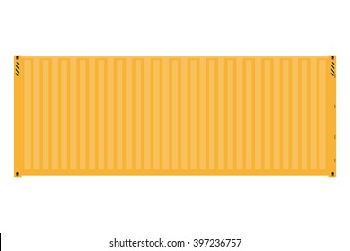 Container vector image on isolated white background.