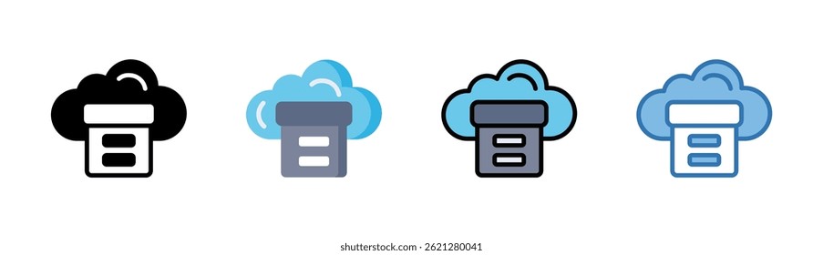 Elemento De Ícone De Transporte Em Contêineres Para Design