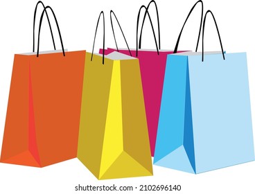 containers, coloured recyclable paper paper -