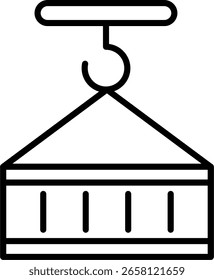 Containers Line vector Icon Design