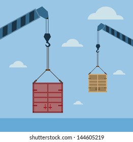 Containers shipping