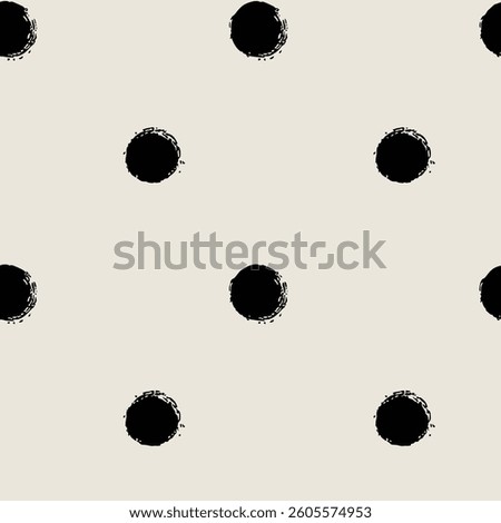 contains black dots placed at regular intervals on a white background