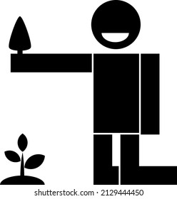 enthält Symbole zur Rettung der Erde. geeignet für Design in Bezug auf Natur, Sauberkeit und Umwelt.