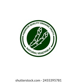 Contains nuts free badge or logo vector template.