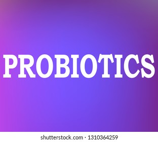 Contains Probiotics Bacteria Vector Logo. Prebiotic, Lactobacillus Vector Icon Design. 