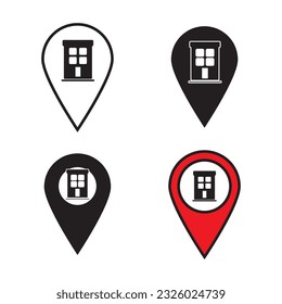 Contains such Icons as Office Map with a Pin, Route map, Navigator, Direction and more. Office gps, map pointer, map pin icon, arrow pin, compass location