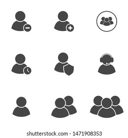 contains such as teamwork, group of people, colleague, positive, add, increase, member. leader and much more simple set of business people related solid glyph characters .
