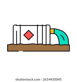 contaminated sites hydrogeologist line icon vector. contaminated sites hydrogeologist sign. isolated symbol illustration