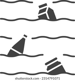 Contamination icon vector image. Suitable for mobile application web application and print media.