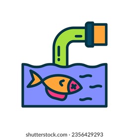icono de contaminación para tu sitio web, móvil, presentación y diseño de logotipo.