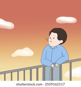 Contemplating Life While Watching the Sunset