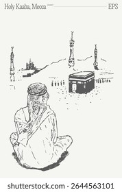 Contemplation at the Holy Kaaba An Inspiring Journey of Personal Discovery and Reflection