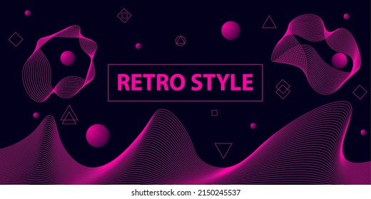Contemporary 3d abstract backround  with futuristic design. Digital technology illustrations. Trendy template for banner, posters.