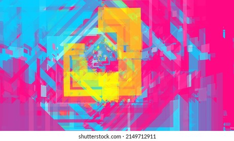 Contemporary abstract background. Colorful vector template for banners, posters. Futuristic style.