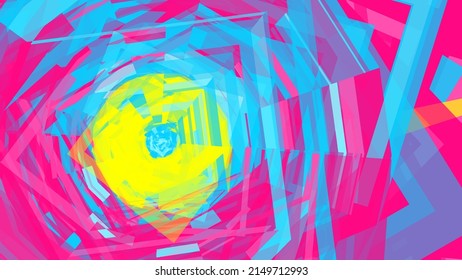 Contemporary abstract background. Colorful vector template for banners, posters. Futuristic style.