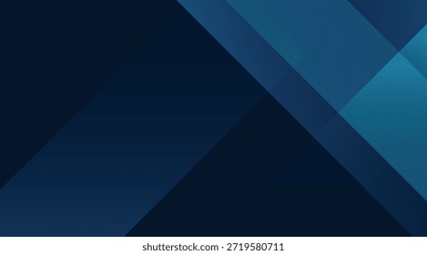 A contemporary abstract background features bold, sharp diagonal lines and geometric shapes in varying shades of deep and bright blue, creating a sophisticated and dynamic visual.
