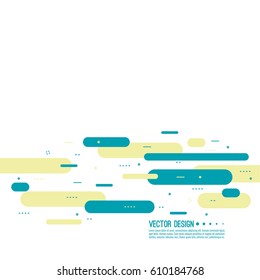 Contemporary Abstract background with lines, stripes motion and dynamics. 