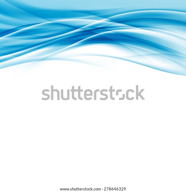 Contemporary abstract blue
wave border hi-tech modern background card layout with soft smooth
swoosh streak line pattern - beautiful certificate template. Vector
illustration