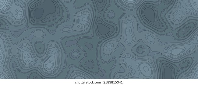 Contemporary abstract design with dynamic, wavy line structures and layered details
