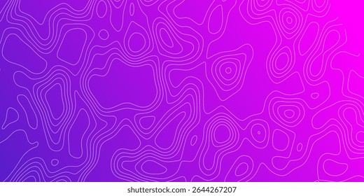 Diseño abstracto contemporáneo con líneas fluidas y gradiente de color vibrante en el arte digital