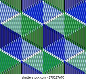 Contemporary abstract endless EPS10 background, three-dimensional repeated pattern. Decorative graphic entwine transparent ornament.