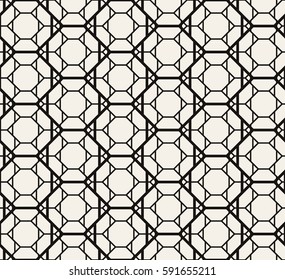 Contemporary Abstract Geometric Pattern Vector Seamless Stock Vector ...