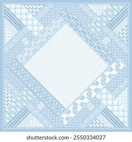 design de lenço geométrico abstrato contemporâneo