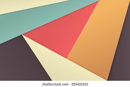 Contemporary Abstract Geometry Background - Vector Wallpaper for Mobile Devices