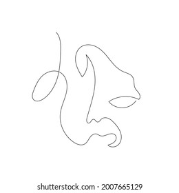 Contemporary abstract one line face drawing. Decor Printable Art, Abstract Art Prints, House Warming Gift. Cubism face. 