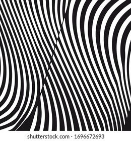 Contemporary abstract organic scarf pattern in black and white. Modern isolated print. Stylish extracted fashion square. Unique seperate monochrome vector. Distinct artistic shawl.
