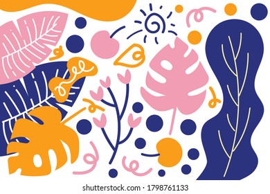 Contemporary abstract pattern. vector illustration