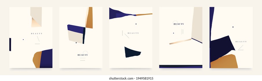 Contemporary abstract universal background templates. Minimalist aesthetic.