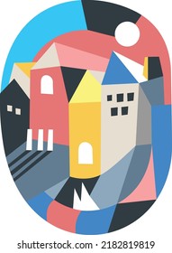 Contemporary Abstract Vector Art for Poster, Wallpaper, Sticker, and Post Card