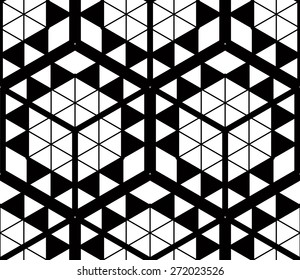 Contemporary abstract vector endless background, three-dimensional repeated pattern. Decorative graphic entwine ornament.