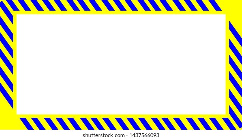 Contemporary abstraction style, made of various rounded forms in color. white rectangle frame blue lines.