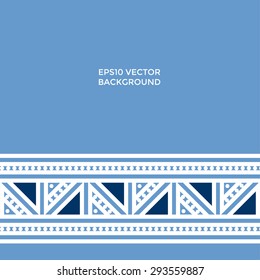 contemporary apply tribal geometric pattern design, vector template