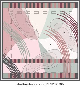 Contemporary art. Abstract background