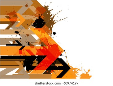 Contemporary Art abstract grunge background