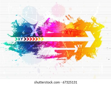Contemporary Art abstract grunge background
