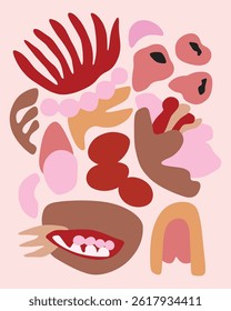 contemporary art abstract objects natural components