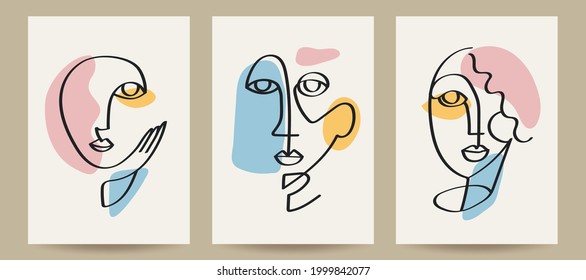 Contemporary art cover templates. Vector illustration.