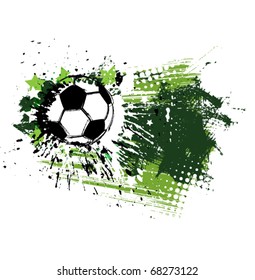 Contemporary Art. Football background