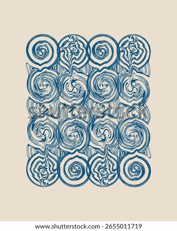 Contemporary Art: Interlocking Circles and Rings – Fluid Abstract Shapes. Abstract art, Geometric circles, Abstract rings, Modern abstract