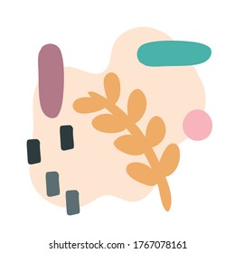 contemporary art work flat style icon vector illustration design