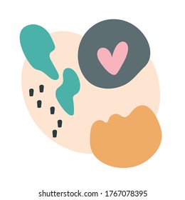contemporary art work flat style icon vector illustration design