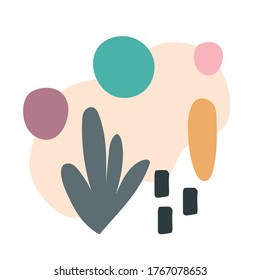 contemporary art work flat style icon vector illustration design