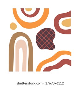 trabajo de arte contemporáneo estilo textil icono ilustración vectorial