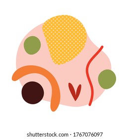 contemporary art work texturestyle icon vector illustration design
